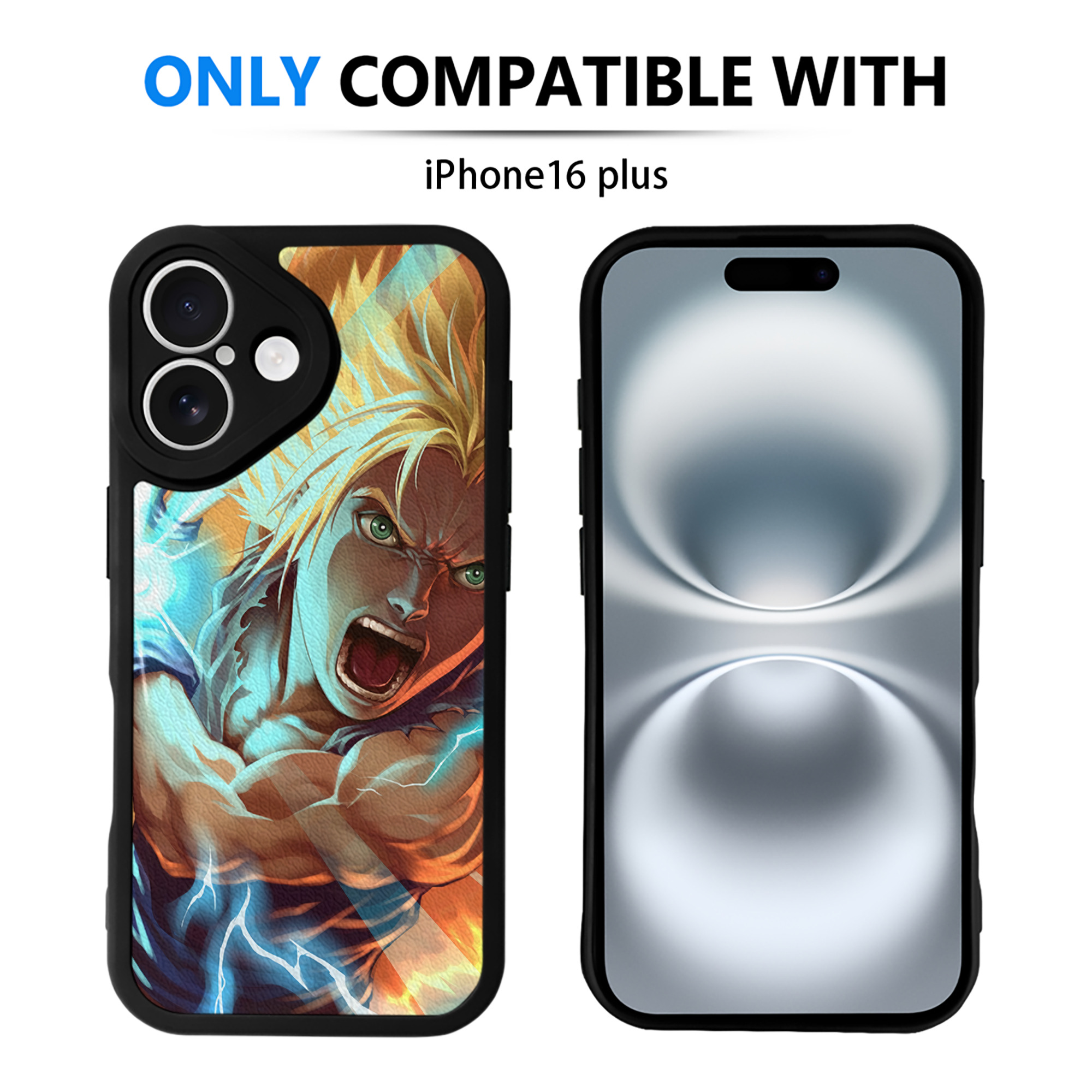 （画像用） ドラゴンボール DRAGON BALL 【iPhone 16シリーズ対応】シリコンスマホケース（レザー調） 材質：シリコン